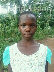 Choose a child to sponsor, like this little girl from Kibiga-Mulagi (Kimu), Sandra age 10