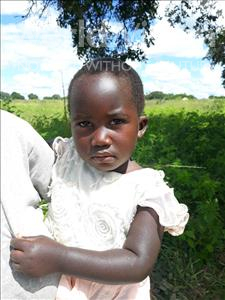 Choose a child to sponsor, like this little girl from Keembe, Queen age 2