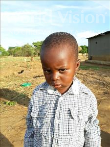 Choose a child to sponsor, like this little boy from Keembe, Bota age 2