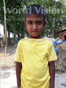 Choose a child to sponsor, like this little boy from Ghoraghat, Shimul age 5