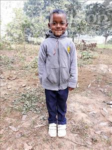 Choose a child to sponsor, like this little boy from Ghoraghat, Subha age 5