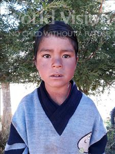 Choose a child to sponsor, like this little boy from Mosoj P'unchay, Nestor age 7
