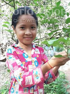 Choose a child to sponsor, like this little girl from Soutr Nikom, Lyda age 11