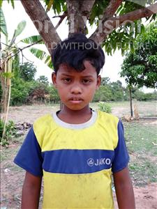 Choose a child to sponsor, like this little boy from Soutr Nikom, Oun age 10