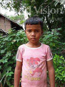 Choose a child to sponsor, like this little boy from Soutr Nikom, Vuth age 7