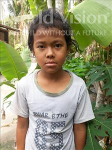 Choose a child to sponsor, like this little girl from Soutr Nikom, Mesa age 8