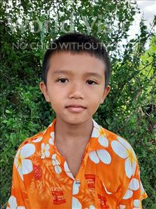 Choose a child to sponsor, like this little boy from Soutr Nikom, Sovannak age 8