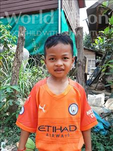 Choose a child to sponsor, like this little boy from Soutr Nikom, Nachhi age 6