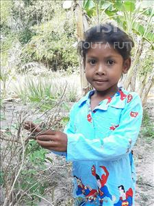 Choose a child to sponsor, like this little girl from Soutr Nikom, Saray age 6
