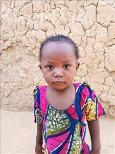 Choose a child to sponsor, like this little girl from Sirba, Rahina age 2