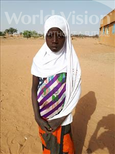 Choose a child to sponsor, like this little girl from Komabangou, Fadouma age 11