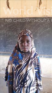 Choose a child to sponsor, like this little girl from Komabangou, Samsia age 7