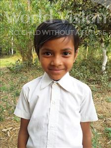 Choose a child to sponsor, like this little girl from Sarlahi, Nirjala Kumari age 8