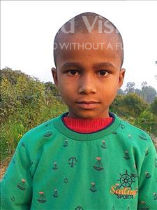 Choose a child to sponsor, like this little boy from Sarlahi, Nausad age 9