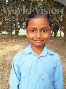 Choose a child to sponsor, like this little girl from Sarlahi, Priti Kumari age 9