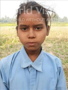 Choose a child to sponsor, like this little girl from Sarlahi, Preeti Kumari age 9