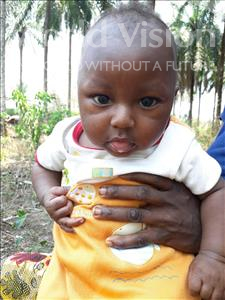 Choose a child to sponsor, like this little boy from Tegloma, Alfredson age 1