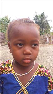 Choose a child to sponsor, like this little girl from Jaiama Bongor, Isatu age 4