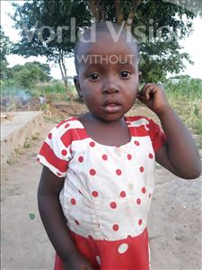 Choose a child to sponsor, like this little girl from Kilimatinde, Ester John age 4