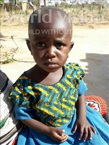 Choose a child to sponsor, like this little girl from Kilimatinde, Suzana Michael age 1