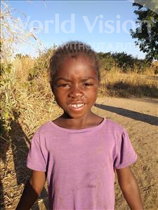 Choose a child to sponsor, like this little girl from Keembe, Alice age 6