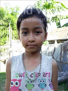 Choose a child to sponsor, like this little girl from Soutr Nikom, Chanty age 8