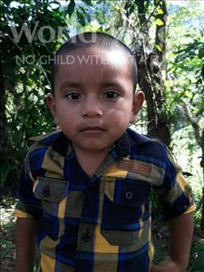 Choose a child to sponsor, like this little boy from Maya, Jorge Enoc age 5