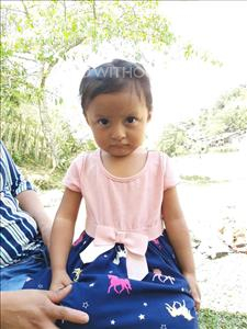 Choose a child to sponsor, like this little girl from Maya, Alessandra Daniela age 2