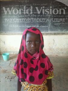 Choose a child to sponsor, like this little girl from Sirba, Mourdjanatou age 6