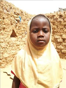 Choose a child to sponsor, like this little girl from Sirba, Rabi age 6
