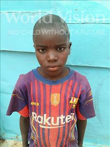 Choose a child to sponsor, like this little boy from Sirba, Mouslim age 7
