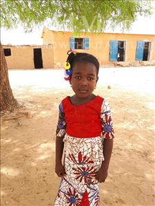 Choose a child to sponsor, like this little girl from Komabangou, Salamatou age 7