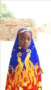 Choose a child to sponsor, like this little girl from Komabangou, Hadjara age 7