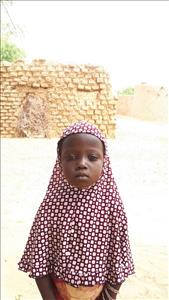 Choose a child to sponsor, like this little girl from Komabangou, Maza age 5