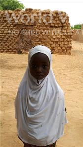 Choose a child to sponsor, like this little girl from Komabangou, Oumou age 6