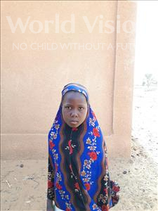 Choose a child to sponsor, like this little girl from Komabangou, Mansoura age 8