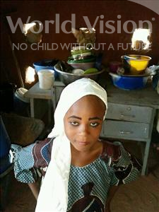 Choose a child to sponsor, like this little girl from Komabangou, Sarata age 8