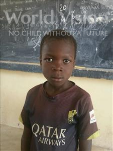Choose a child to sponsor, like this little boy from Komabangou, Abiboulay age 8