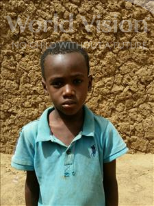 Choose a child to sponsor, like this little boy from Komabangou, Ibrahim age 6
