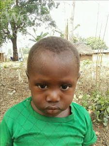 Choose a child to sponsor, like this little boy from Imperi, Mustapha age 3