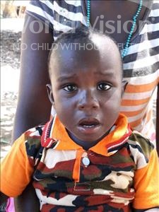 Choose a child to sponsor, like this little boy from Imperi, Tamimu age 2