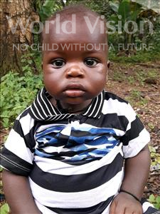 Choose a child to sponsor, like this little boy from Imperi, Gibelu age 1
