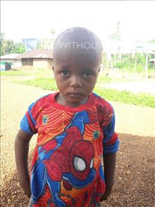 Choose a child to sponsor, like this little boy from Tegloma, Daniel age 3