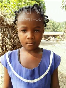 Choose a child to sponsor, like this little girl from Jaiama Bongor, Yatta age 7