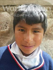 Choose a child to sponsor, like this little boy from Mosoj P'unchay, Cesar Brayan age 13