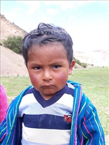 Choose a child to sponsor, like this little boy from Mosoj P'unchay, Luis Israel age 3