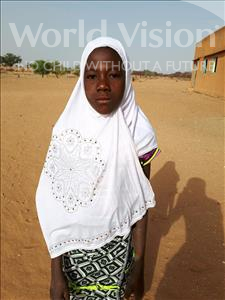 Choose a child to sponsor, like this little girl from Komabangou, Nafissa age 11