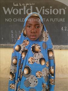 Choose a child to sponsor, like this little girl from Komabangou, Oumou age 10