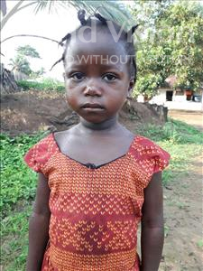 Choose a child to sponsor, like this little girl from Tegloma, Baindu age 5