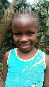 Choose a child to sponsor, like this little girl from Kibiga-Mulagi (Kimu), Brenda age 7